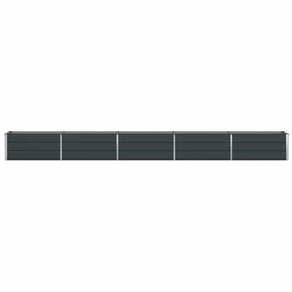 vidaXL Planter Anthracite 480 x 50 x 45 cm Galvanised Steel