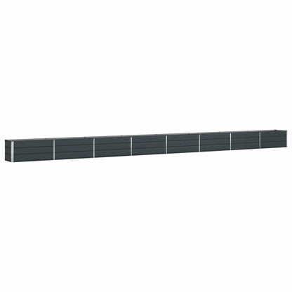 vidaXL Planter Anthracite 770 x 50 x 45 cm Galvanised Steel