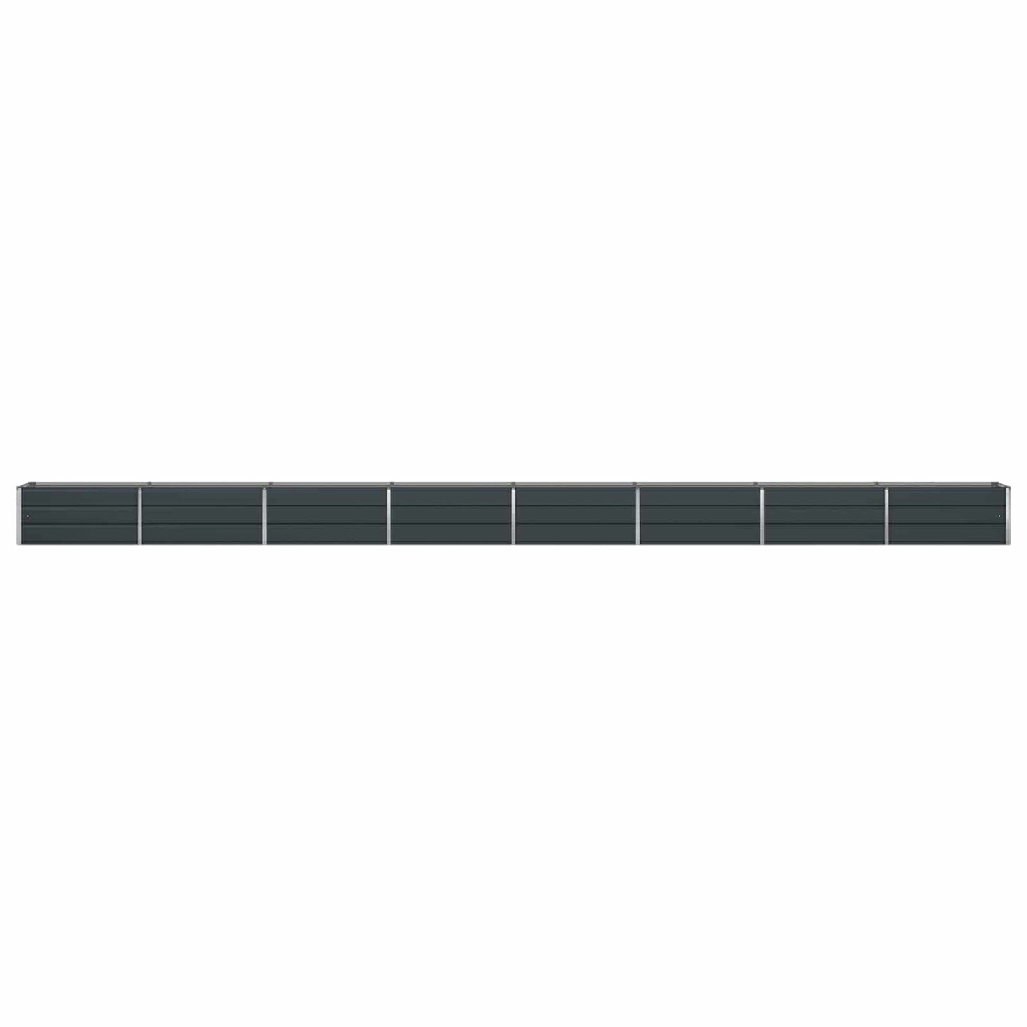 vidaXL Planter Anthracite 770 x 50 x 45 cm Galvanised Steel