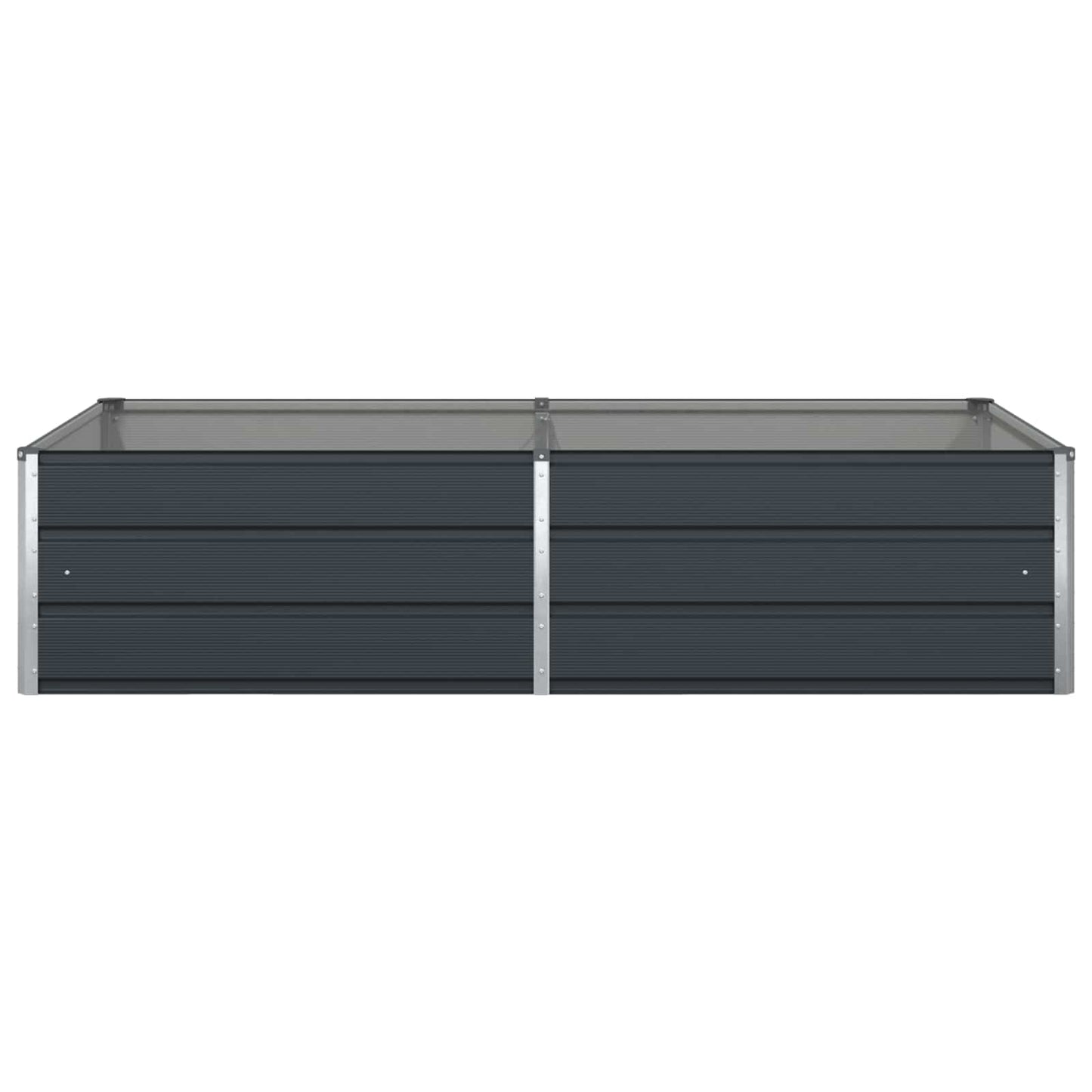 vidaXL Planter Anthracite 195 x 100 x 45 cm Galvanised Steel
