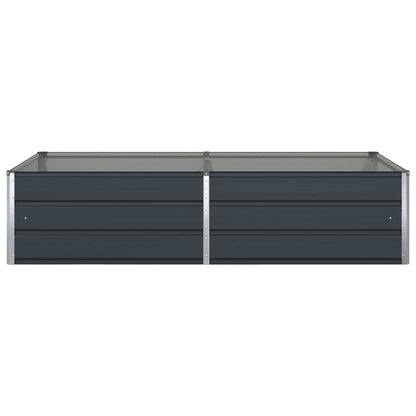 vidaXL Planter Anthracite 195 x 100 x 45 cm Galvanised Steel