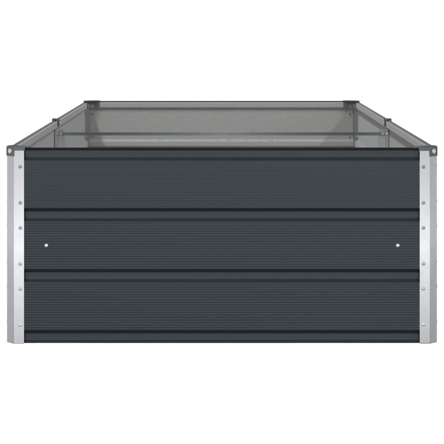 vidaXL Planter Anthracite 195 x 100 x 45 cm Galvanised Steel