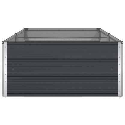 vidaXL Planter Anthracite 195 x 100 x 45 cm Galvanised Steel