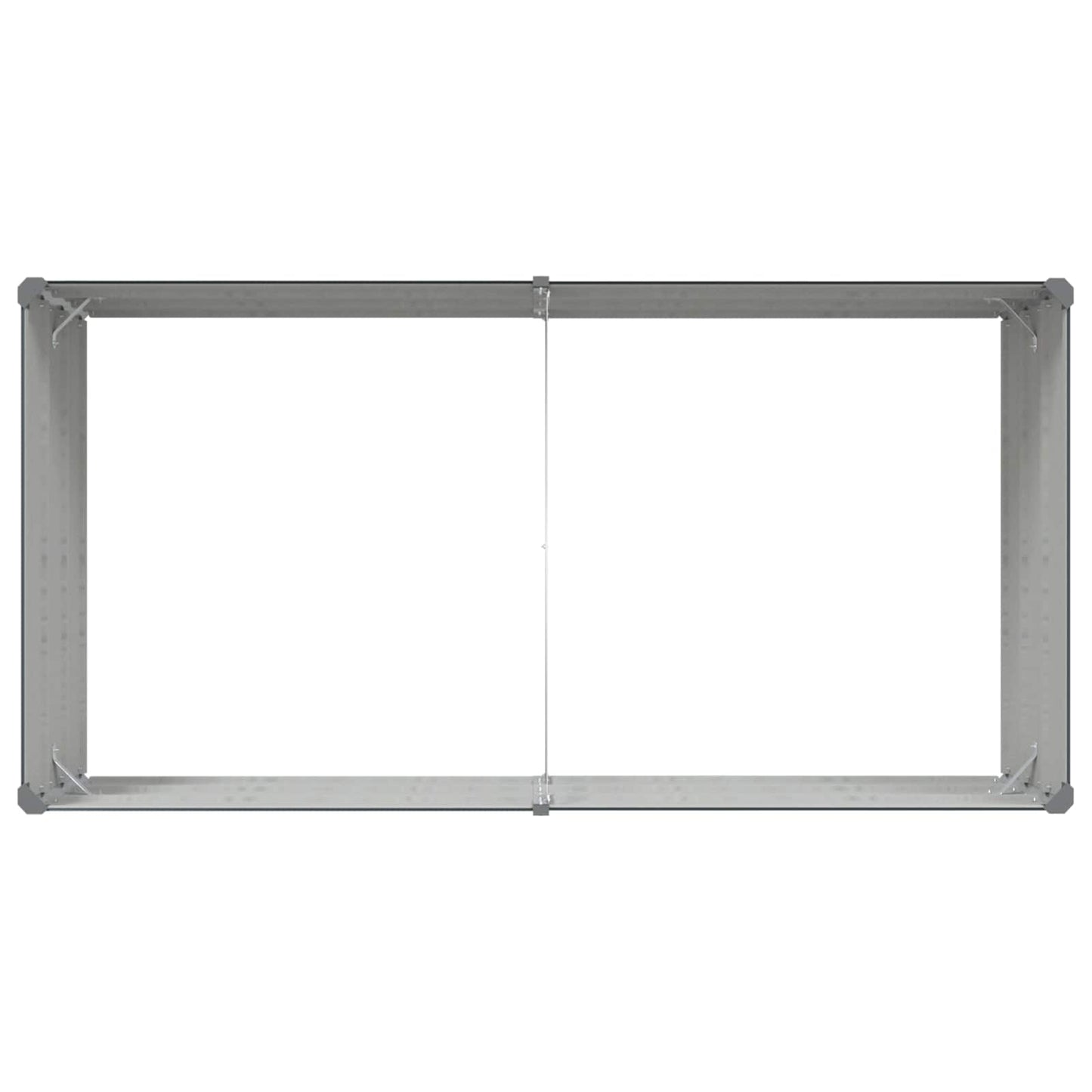 vidaXL Planter Anthracite 195 x 100 x 45 cm Galvanised Steel