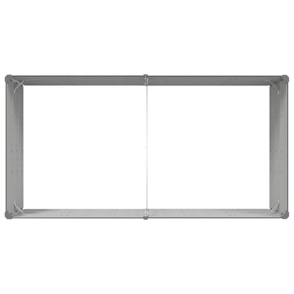 vidaXL Planter Anthracite 195 x 100 x 45 cm Galvanised Steel