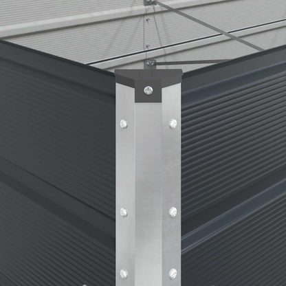 vidaXL Planter Anthracite 195 x 100 x 75 cm Galvanised Steel