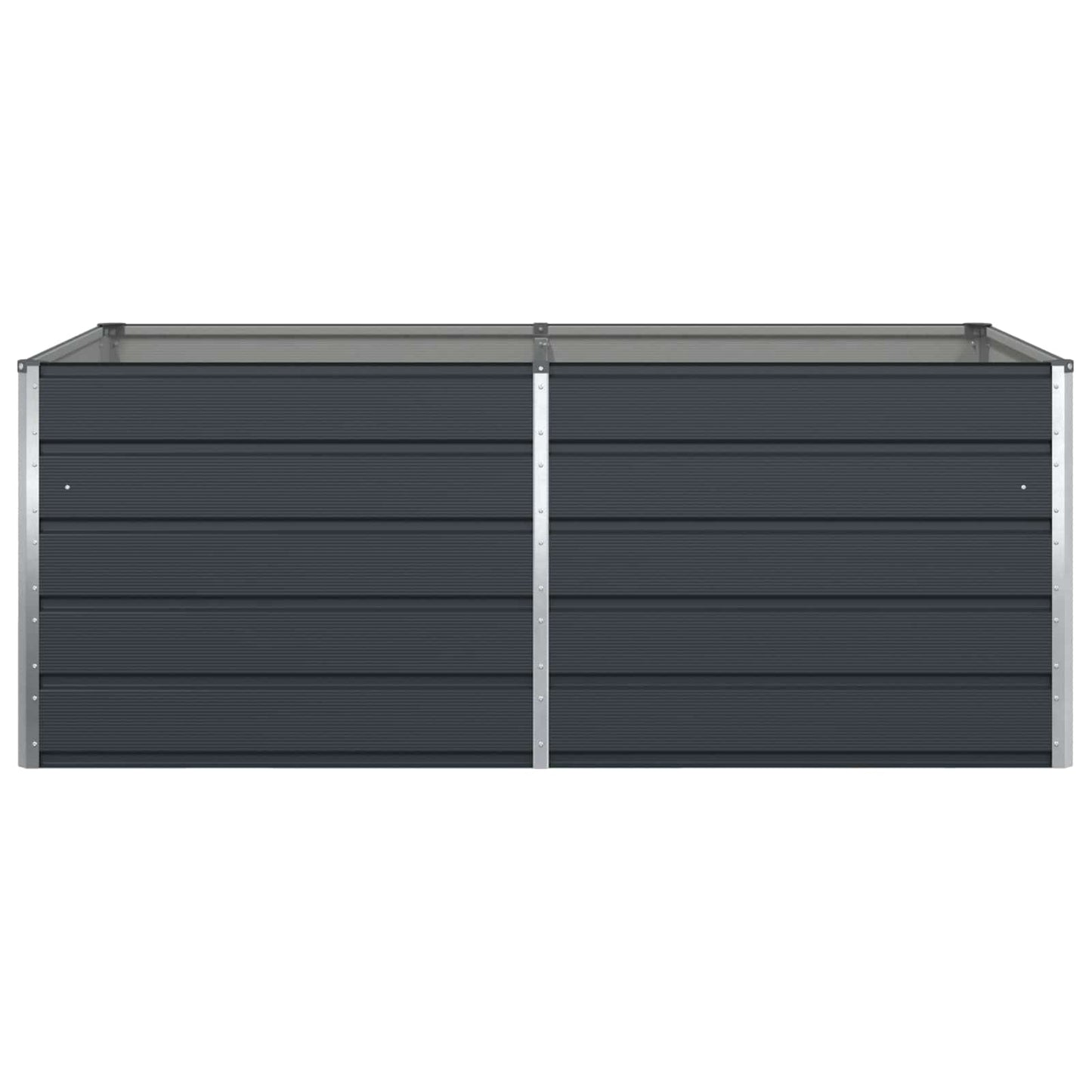vidaXL Planter Anthracite 195 x 100 x 75 cm Galvanised Steel