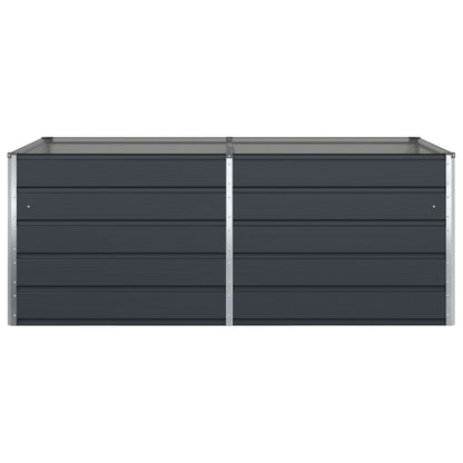 vidaXL Planter Anthracite 195 x 100 x 75 cm Galvanised Steel