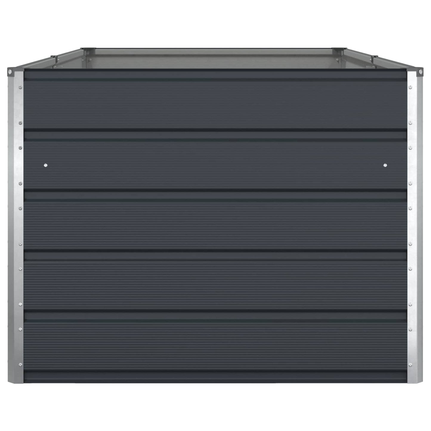 vidaXL Planter Anthracite 195 x 100 x 75 cm Galvanised Steel