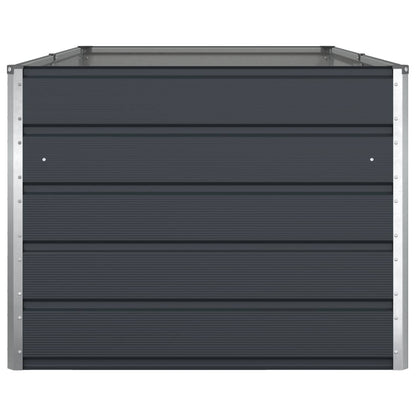 vidaXL Planter Anthracite 195 x 100 x 75 cm Galvanised Steel