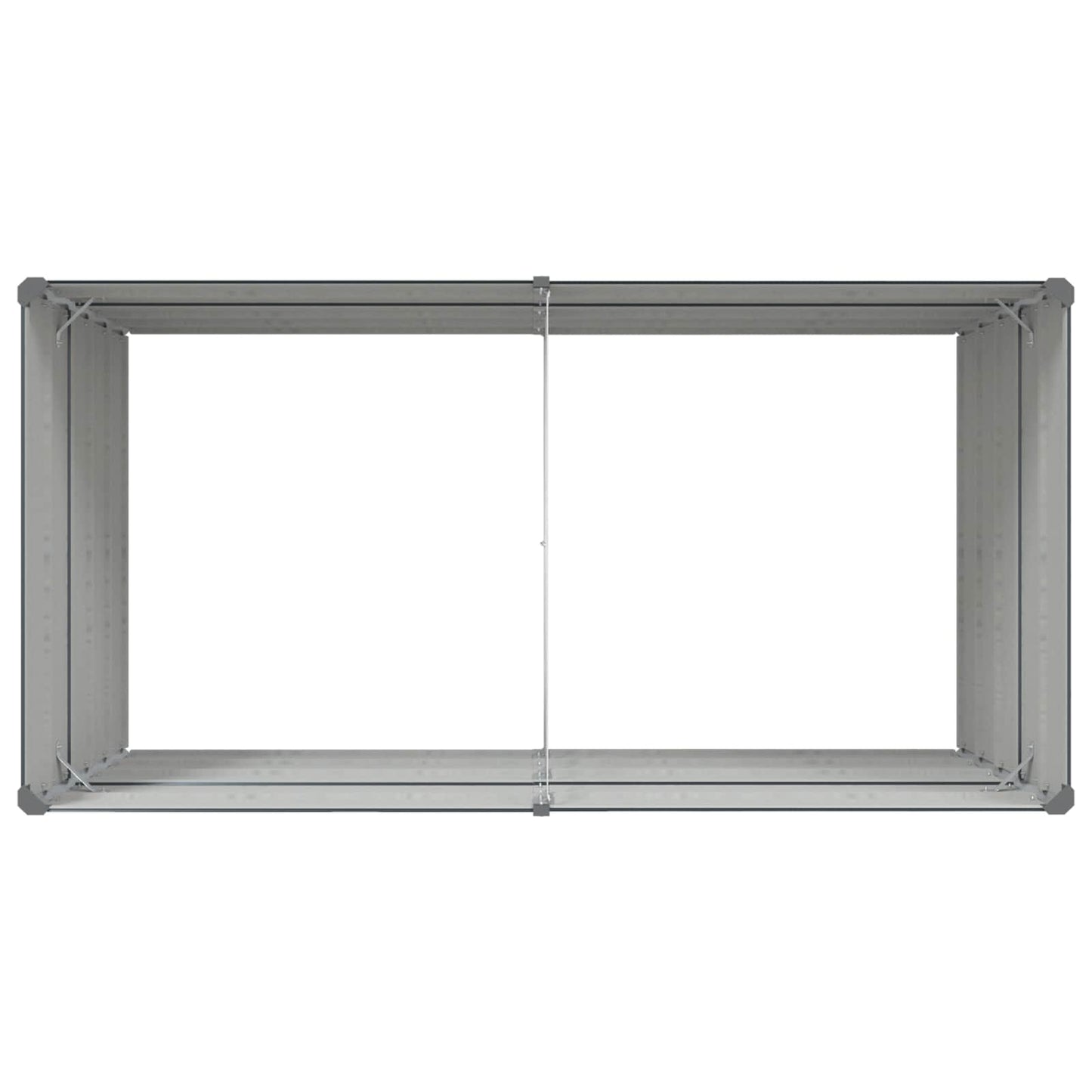 vidaXL Planter Anthracite 195 x 100 x 75 cm Galvanised Steel