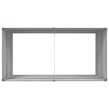 vidaXL Planter Anthracite 195 x 100 x 75 cm Galvanised Steel