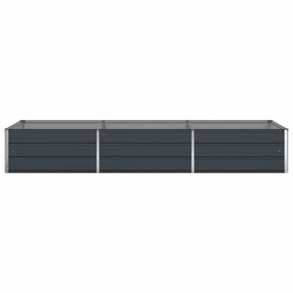 vidaXL Planter Anthracite 290 x 100 x 45 cm Galvanised Steel