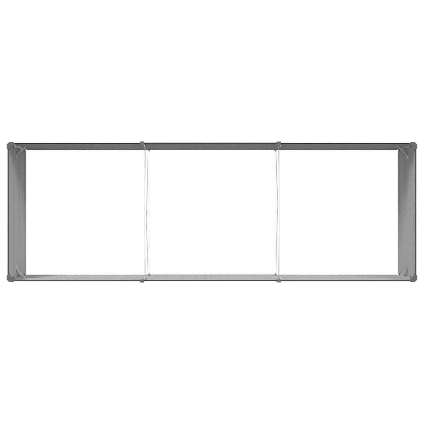 vidaXL Planter Anthracite 290 x 100 x 45 cm Galvanised Steel