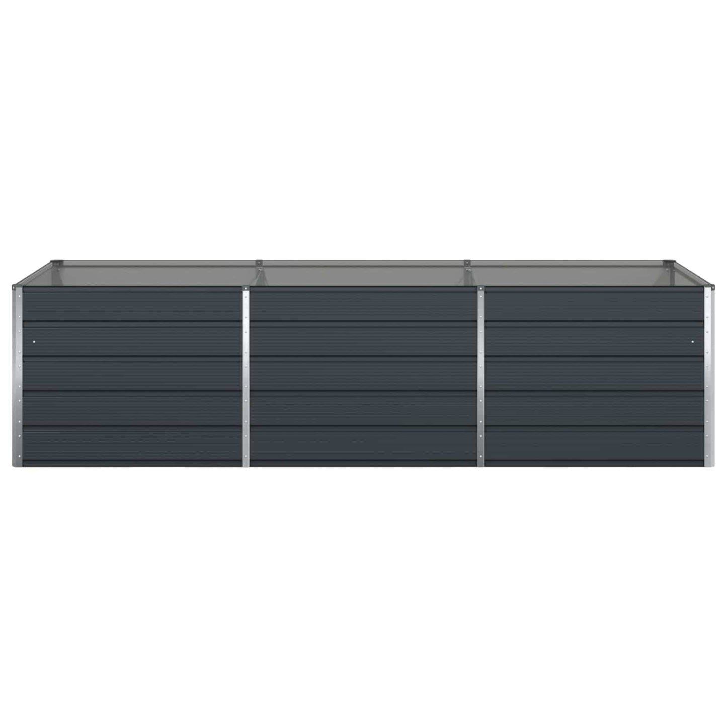 vidaXL Planter Anthracite 290 x 100 x 75 cm Galvanised Steel