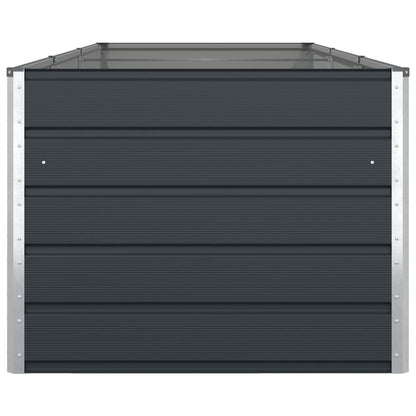 vidaXL Planter Anthracite 290 x 100 x 75 cm Galvanised Steel
