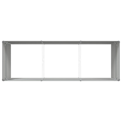vidaXL Planter Anthracite 290 x 100 x 75 cm Galvanised Steel