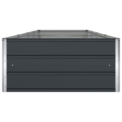 vidaXL Planter Anthracite 385 x 100 x 45 cm Galvanised Steel