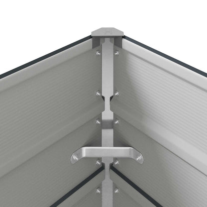 vidaXL Planter Anthracite 480 x 100 x 45 cm Galvanised Steel