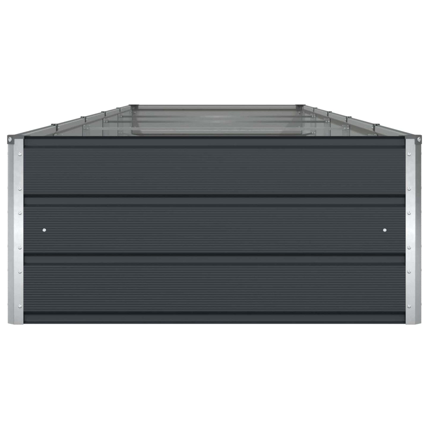 vidaXL Planter Anthracite 480 x 100 x 45 cm Galvanised Steel