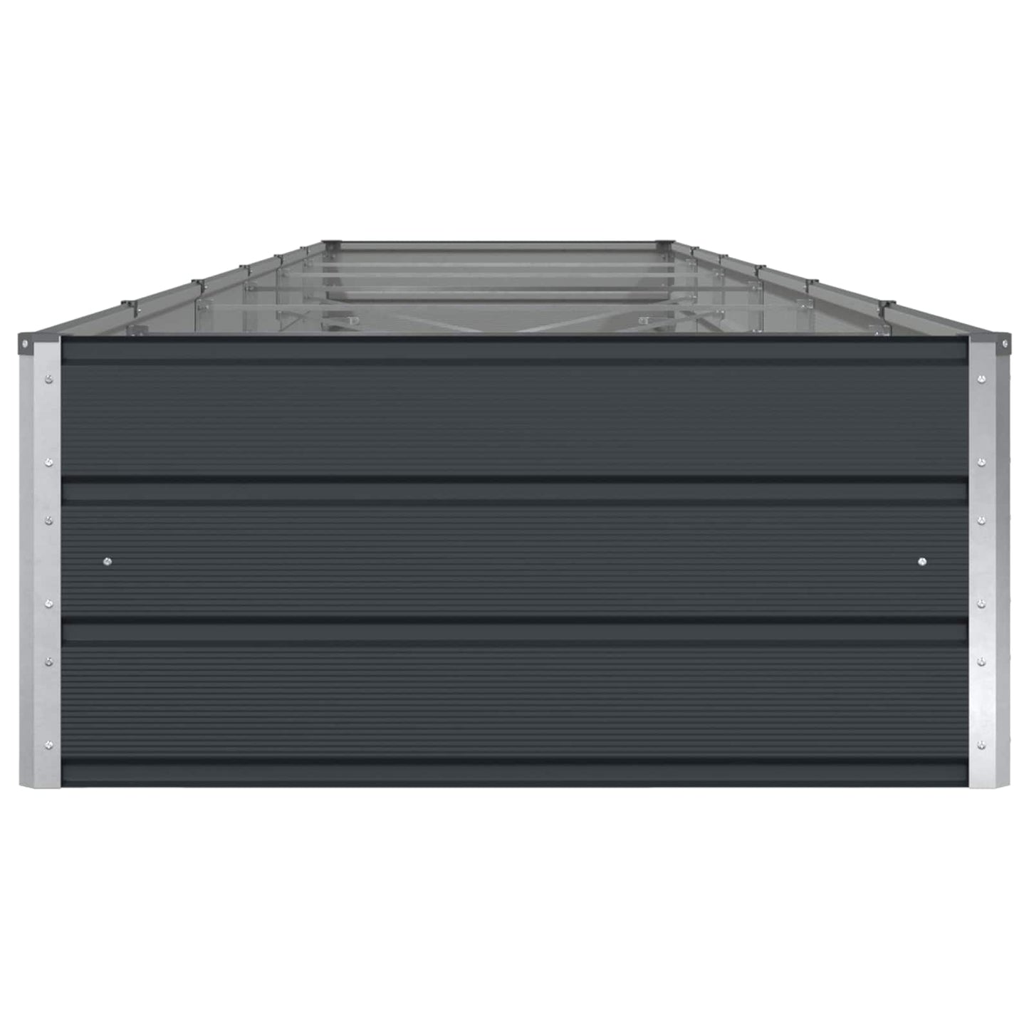 vidaXL Planter Anthracite 580 x 100 x 45 cm Galvanised Steel