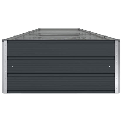 vidaXL Planter Anthracite 580 x 100 x 45 cm Galvanised Steel