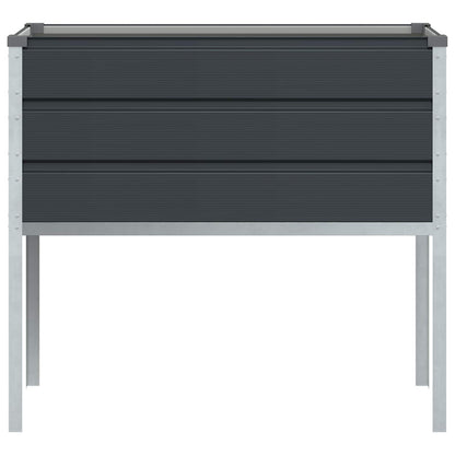vidaXL Planter Anthracite 100 x 45 x 90 cm Galvanised Steel