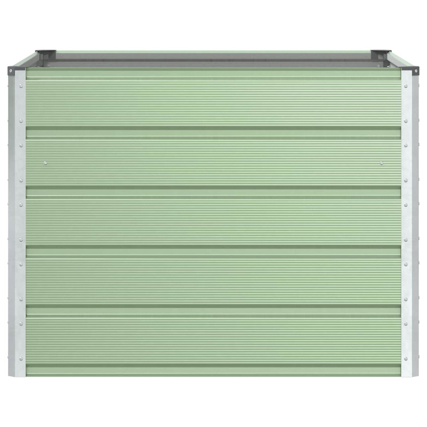 vidaXL Planter Pastel Green 100 x 100 x 75 cm Steel