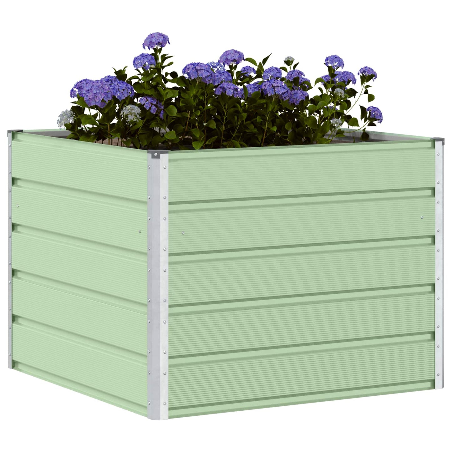 vidaXL Planter Pastel Green 100 x 100 x 75 cm Steel