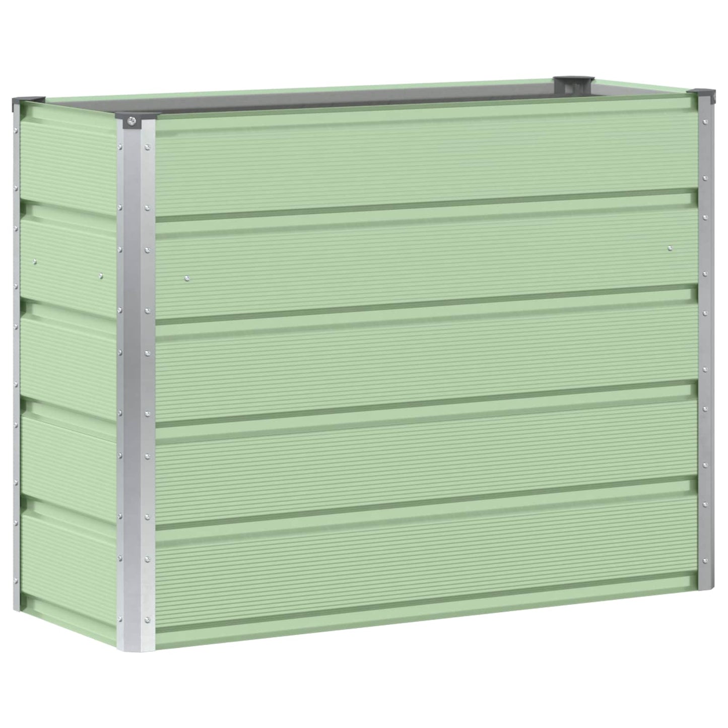 vidaXL Planter Green 100 x 40 x 75 cm Steel