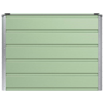 vidaXL Planter Green 100 x 40 x 75 cm Steel