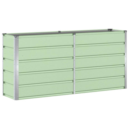 vidaXL Planter Green 160 x 40 x 75 cm Steel