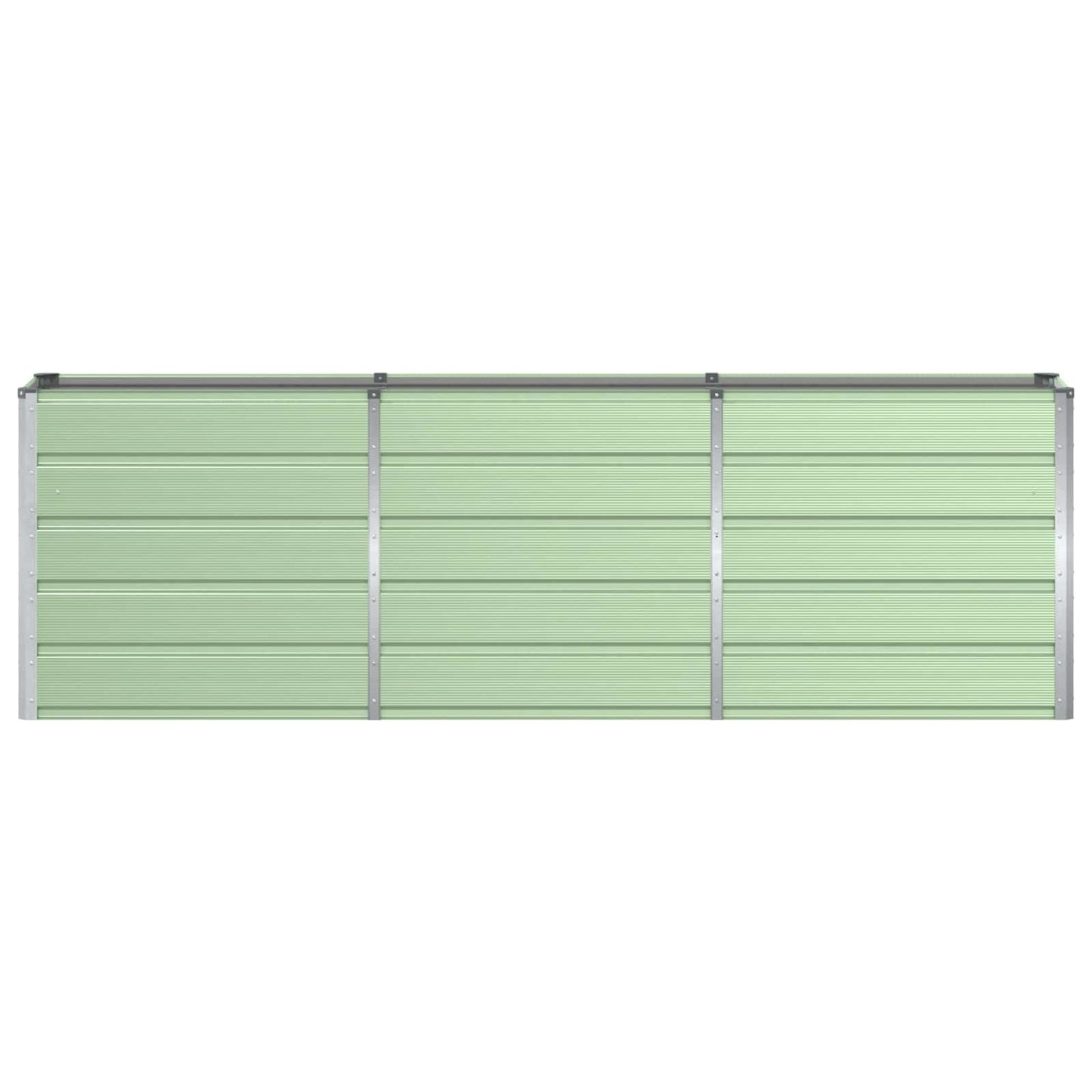 vidaXL Planter Green 240 x 40 x 75 cm Steel