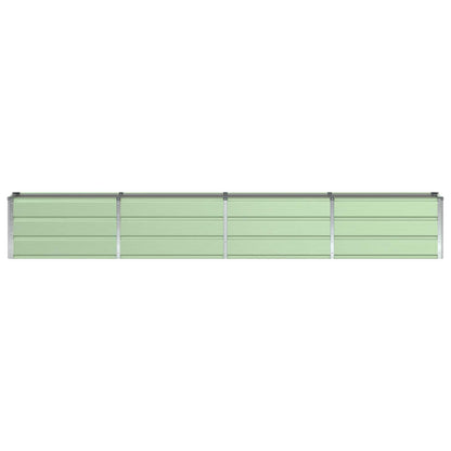 vidaXL Planter Green 320 x 40 x 45 cm Steel