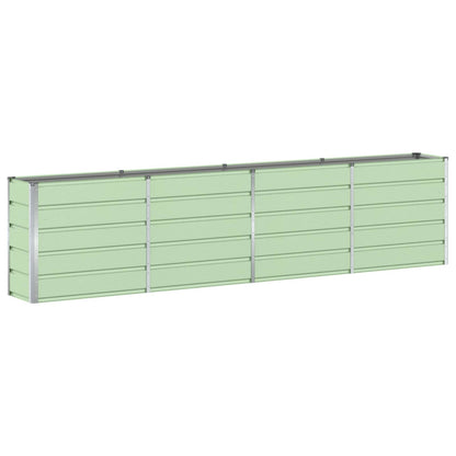 vidaXL Planter Green 320 x 40 x 75 cm Steel