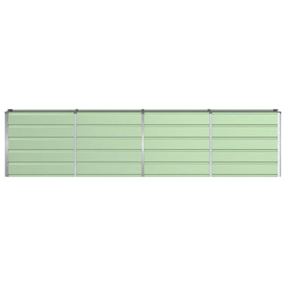 vidaXL Planter Green 320 x 40 x 75 cm Steel