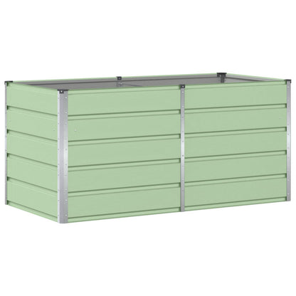 vidaXL Planter Green 160 x 80 x 75 cm Steel