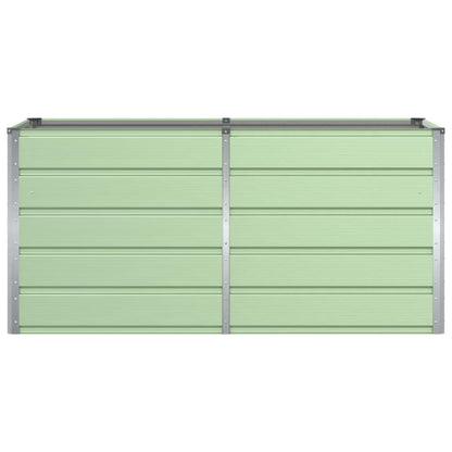 vidaXL Planter Green 160 x 80 x 75 cm Steel