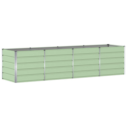 vidaXL Planter Green 320 x 80 x 75 cm Steel