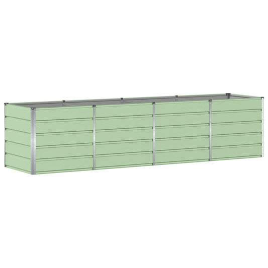 vidaXL Planter Green 320 x 80 x 75 cm Steel