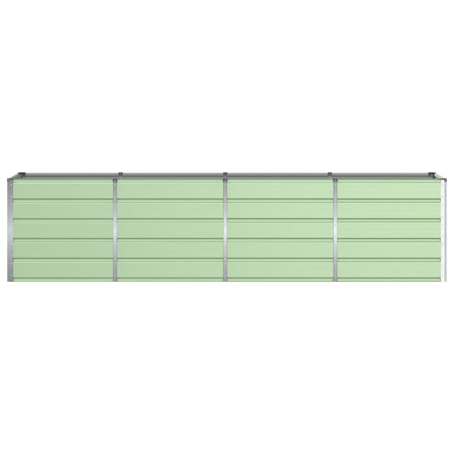 vidaXL Planter Green 320 x 80 x 75 cm Steel