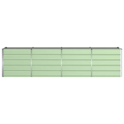 vidaXL Planter Green 320 x 80 x 75 cm Steel