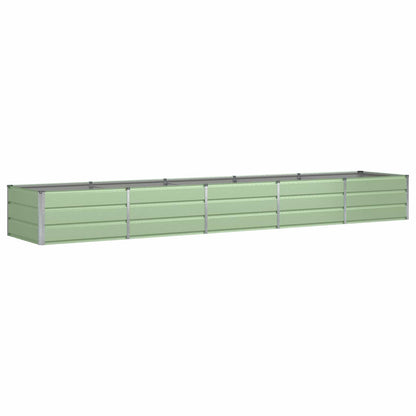 vidaXL Planter Green 400 x 80 x 45 cm Steel