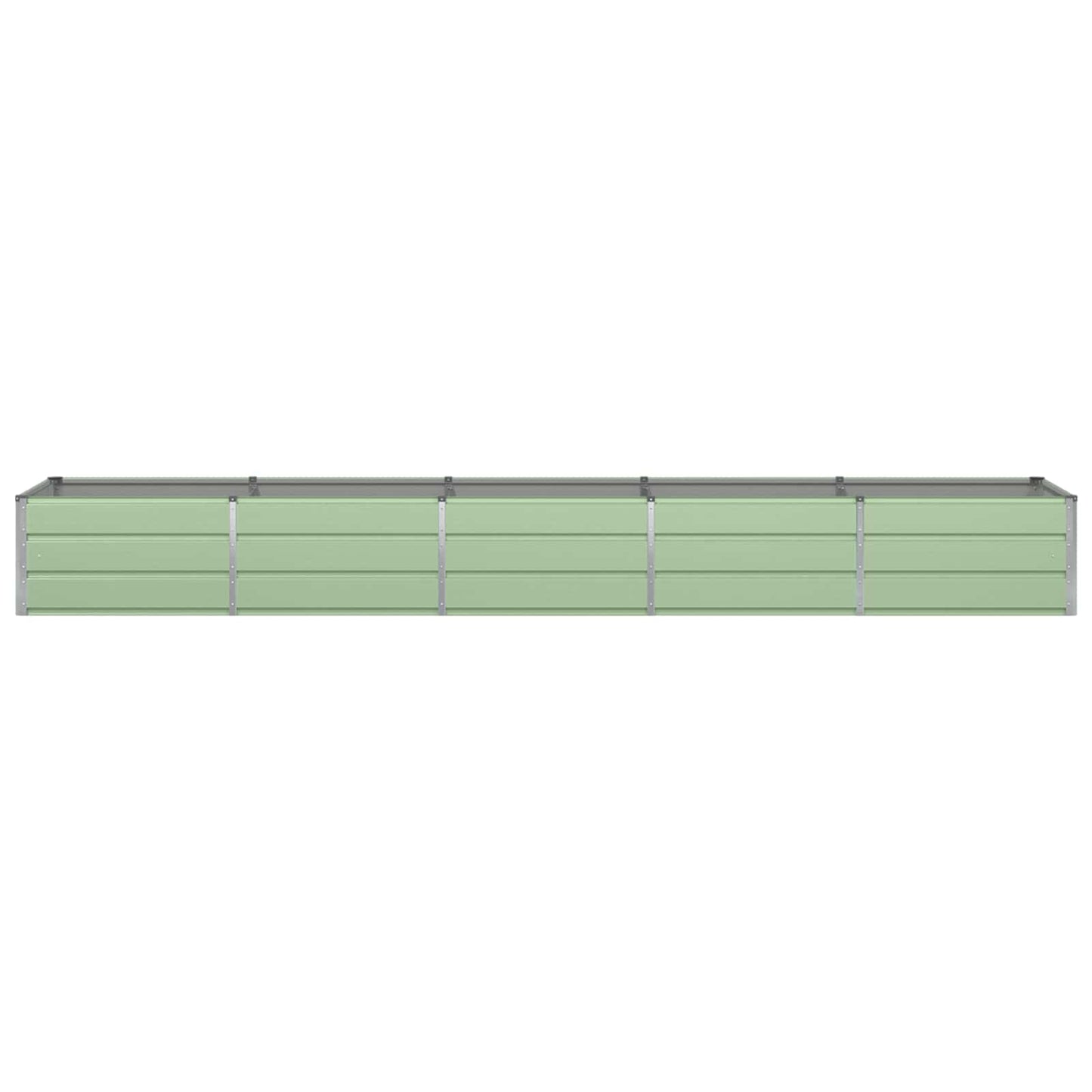 vidaXL Planter Green 400 x 80 x 45 cm Steel