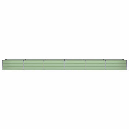 vidaXL Planter Green 600 x 80 x 45 cm Steel