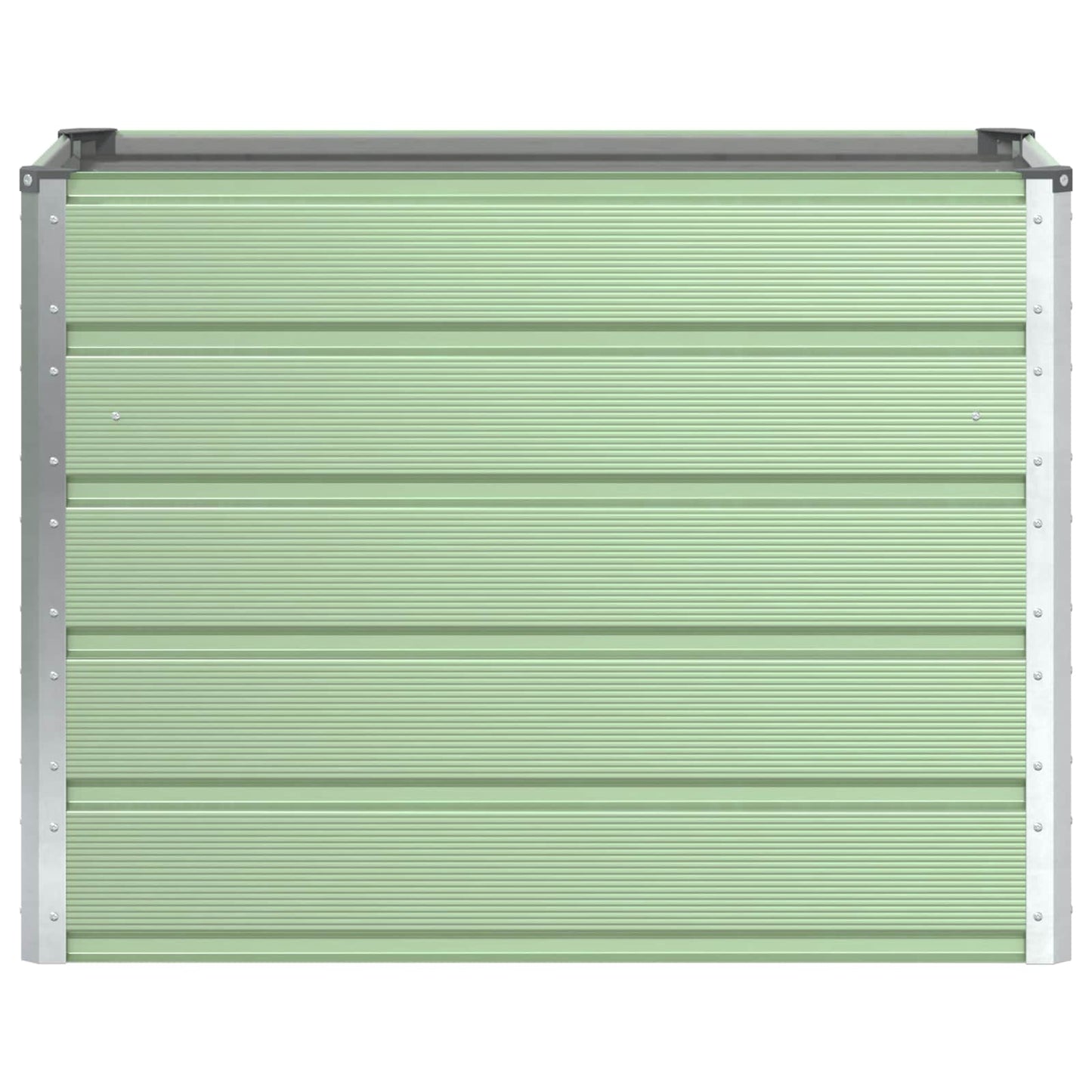 vidaXL Planter Pastel Green 100 x 50 x 77 cm Galvanised Steel