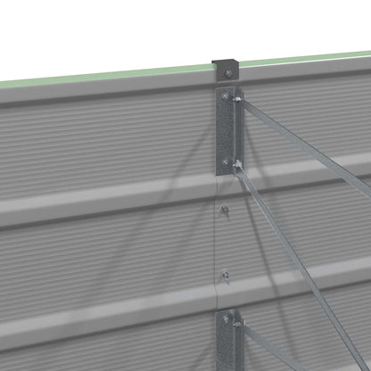 vidaXL Planter Pastel Green 195 x 50 x 45 cm Galvanised Steel