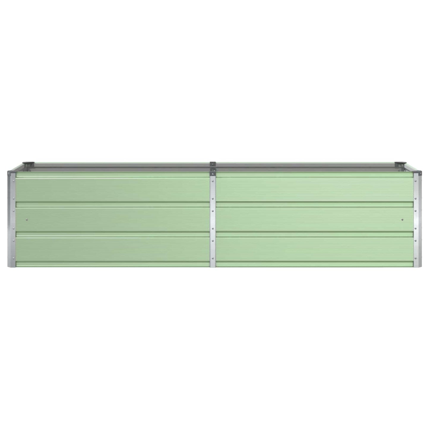 vidaXL Planter Pastel Green 195 x 50 x 45 cm Galvanised Steel