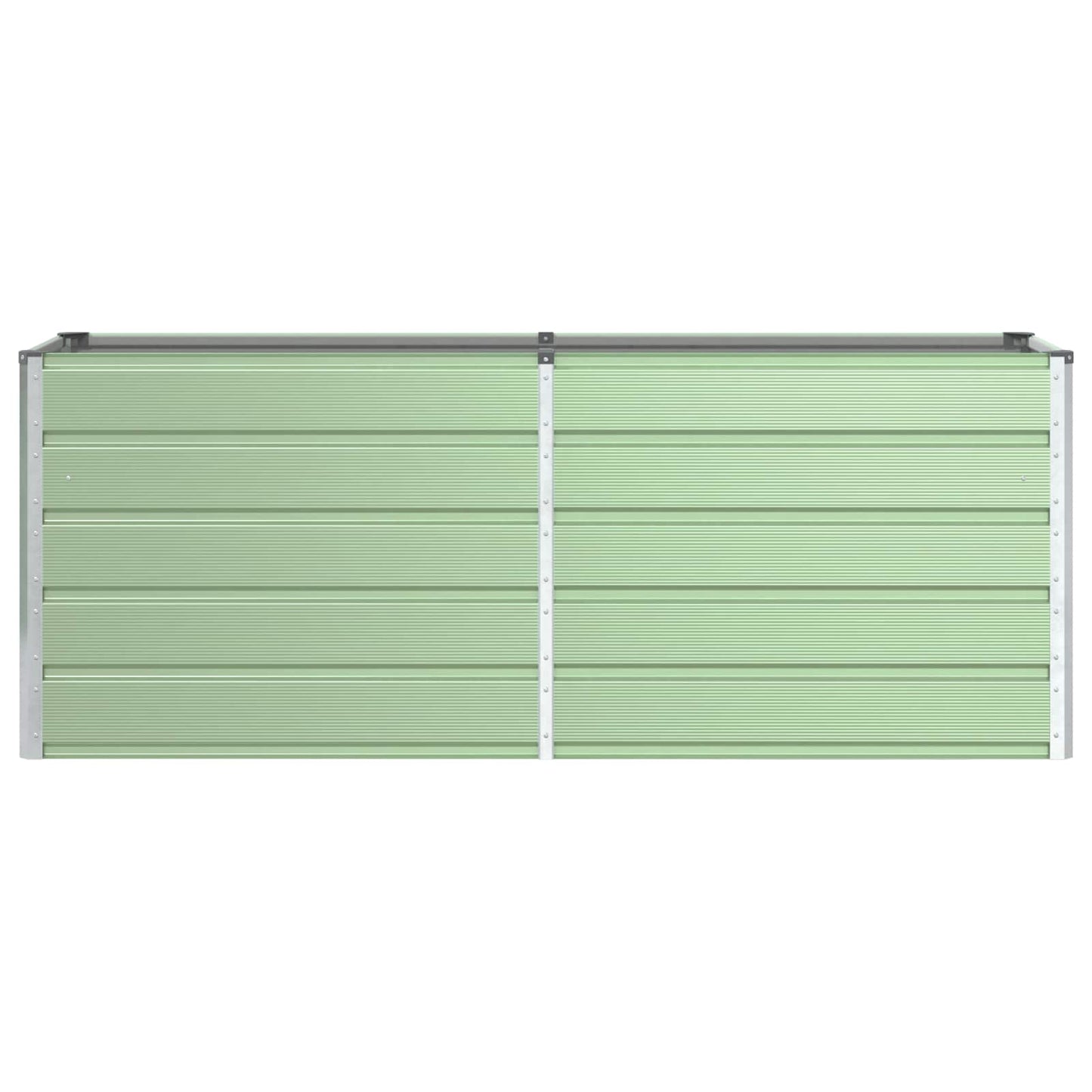 vidaXL Planter Pastel Green 195 x 50 x 77 cm Galvanised Steel