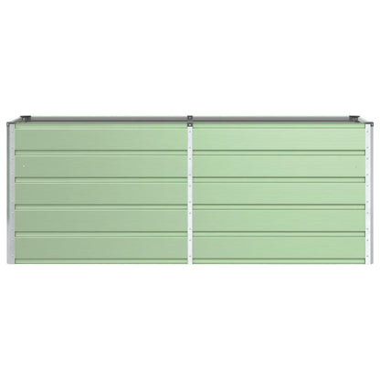 vidaXL Planter Pastel Green 195 x 50 x 77 cm Galvanised Steel